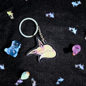 Porte-clé Shiny Evoli x Chibi Moon