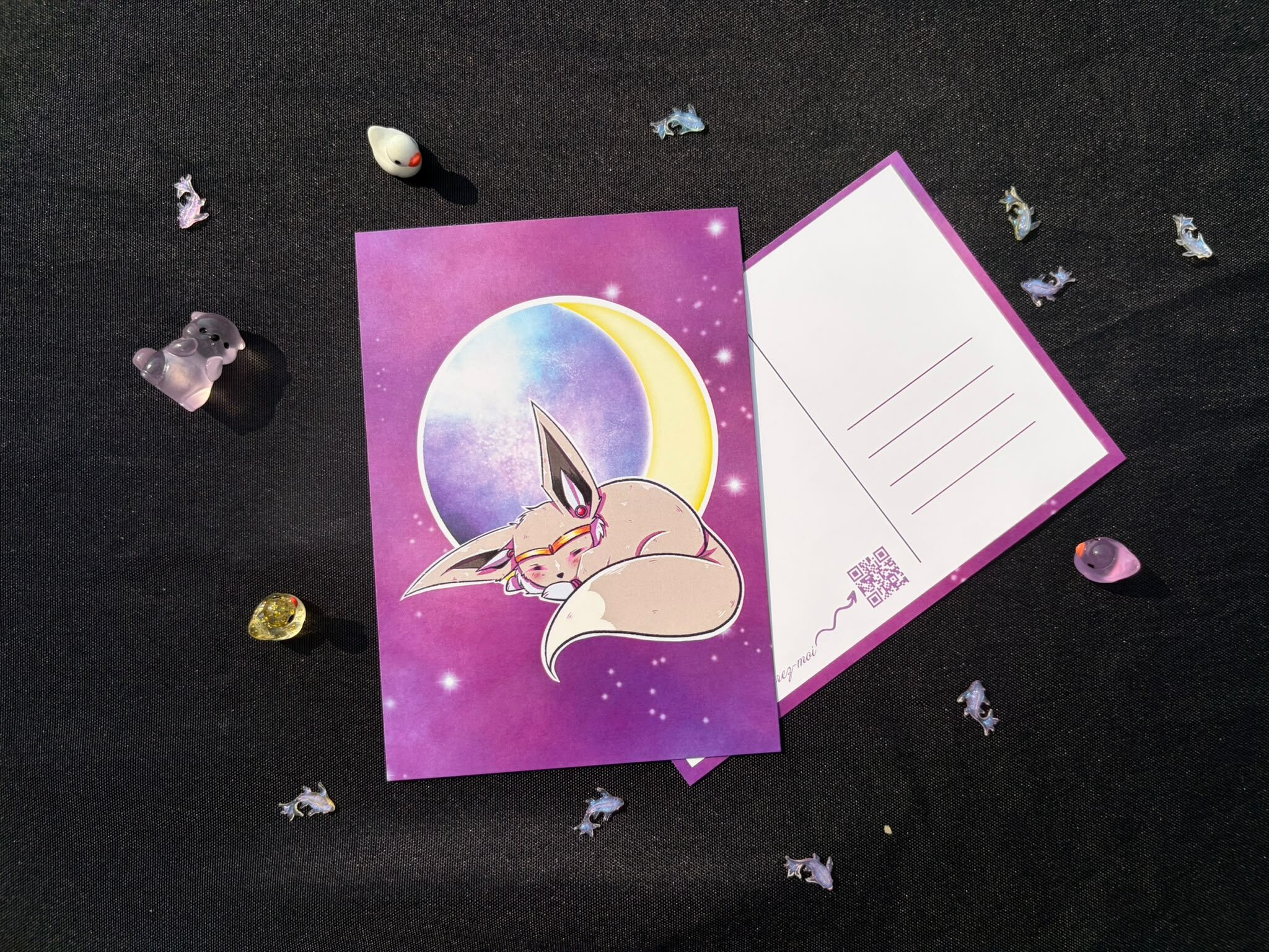 Carte Postale Shiny Evoli x Chibi Moon