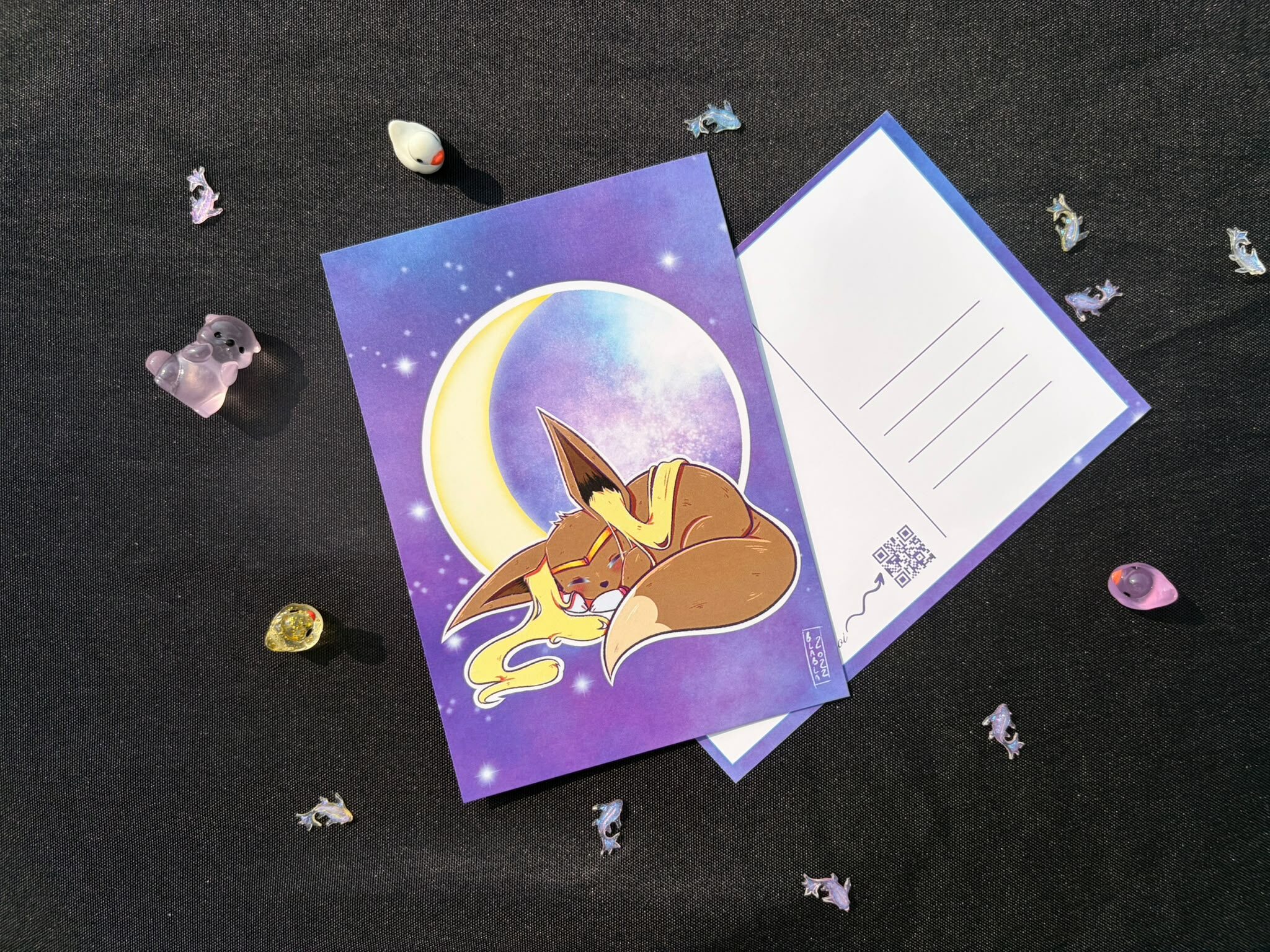 Carte postale Evoli x Moon