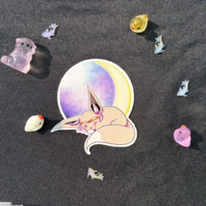 Sticker Shiny Evoli x Chibi Moon